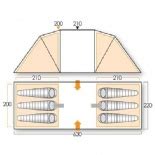 vango midas 600|Vango Midas 600 Tent Carpet .